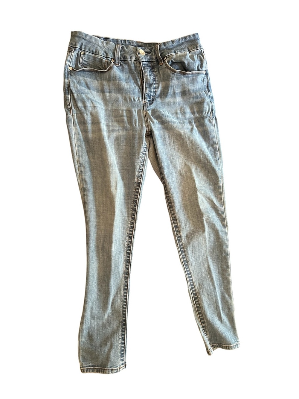 Seven7 Women’s Light Wash Skinny Jeans - Blue Size 12